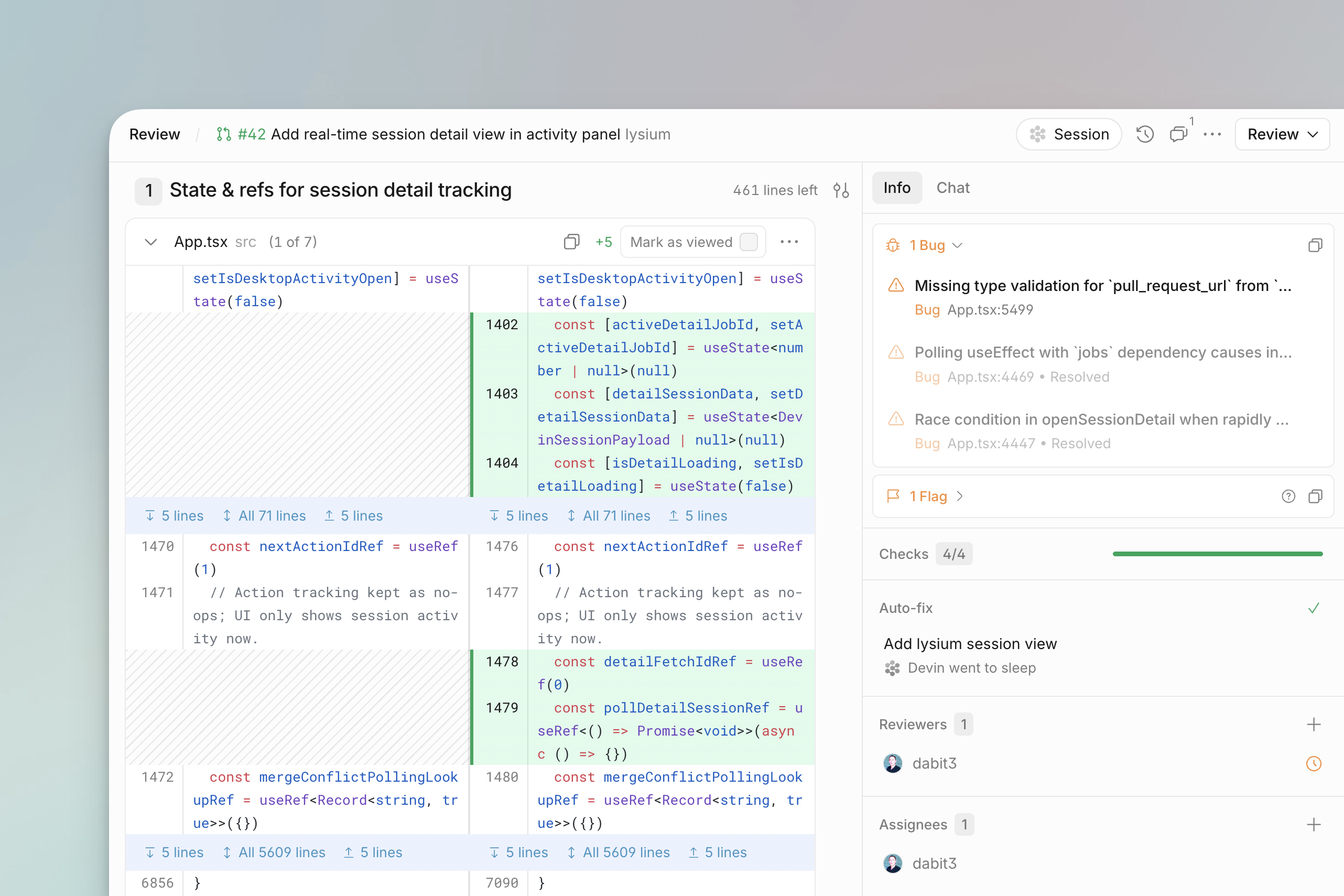 Pull request review